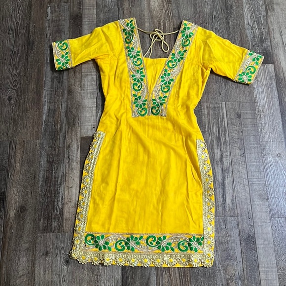 Other - Yellow and Green Salwar Suit